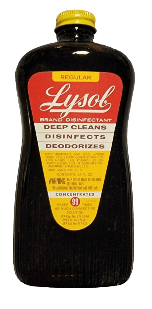 lysol antiseptic bottle