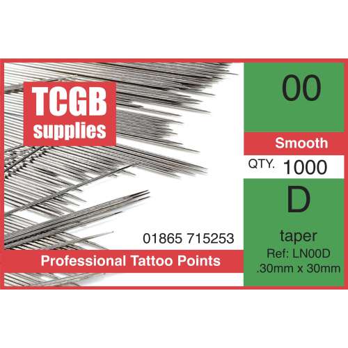 Loose Needles 00 D Taper Per 1000