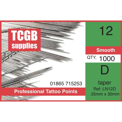 Loose Needles 12 D Taper Per 1000