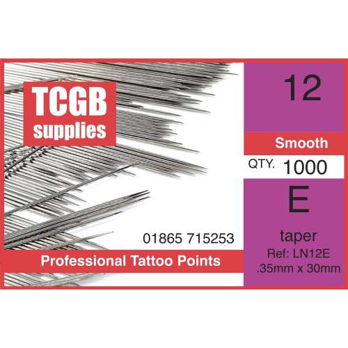 Loose Needles 12 E Taper Per 1000