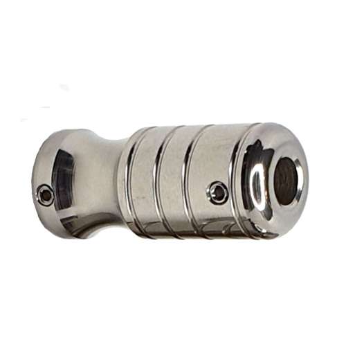 S/Steel Grip 20mm x 50mm Three Grooves One Radius on grip - Radius on ends