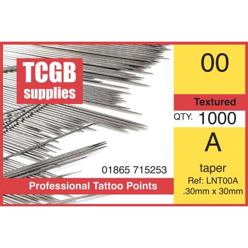 Loose Needles 00 A Taper Textured  Per 1000