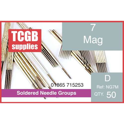 Pre Soldered Needle Groups 7 Mag  Per 50