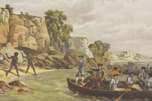 Captain Cook's Landing at Botany, AD 1770
