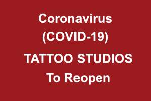 Tattoo Studios to reopen after lockdown