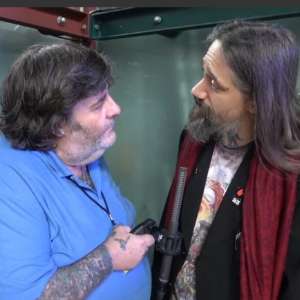 Paul Sayce with Filip Leu at the  London tattoo convention 2017