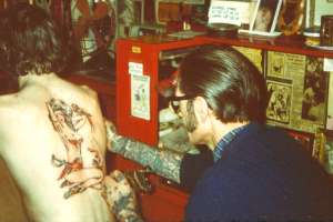 Len Wolf tattooist Luton