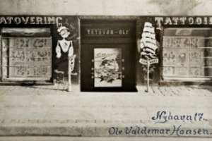 Tattooing in Copenhagen, Denmark.