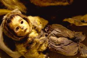 eight mummies (dated A.D. 1475) were found in Qllakitsoq, Greenland